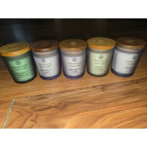 5 Chesapeake Bay Candle Bundle Serenity Calm Lavender Thyme 8.8oz 3.7oz Mixed